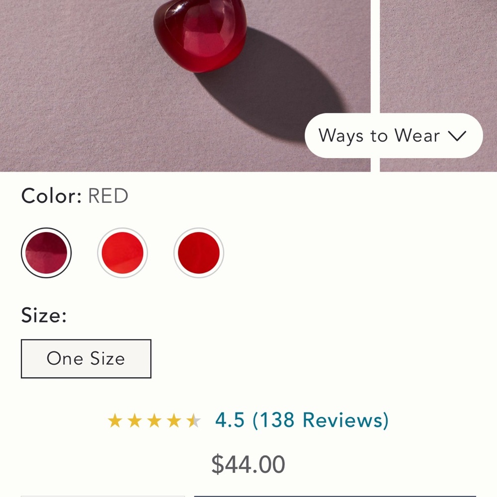 Anthro Cherry Drop Earrings - Picture 6 of 6